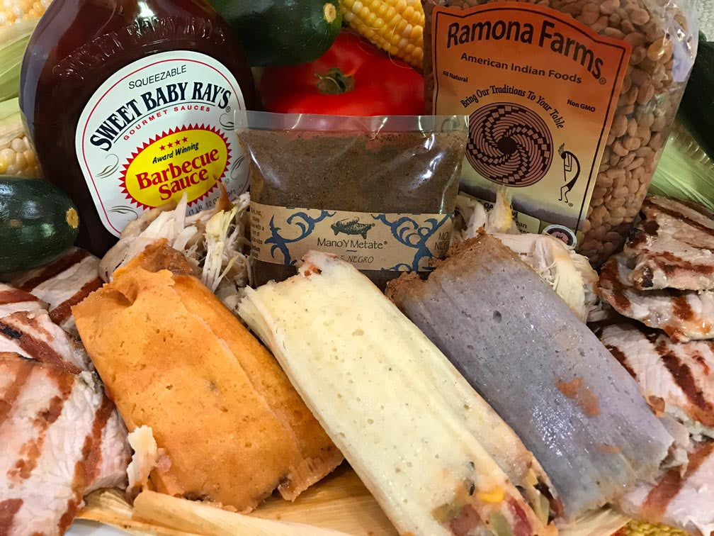 Red, White and Blue Tamales