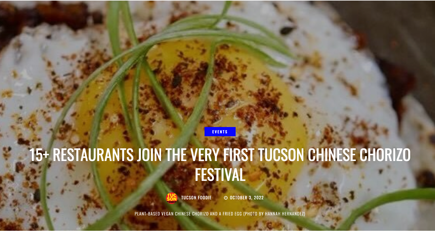 Tucson Chinese Chorizo Festival