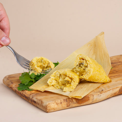 Green Chile & Cheese Tamales