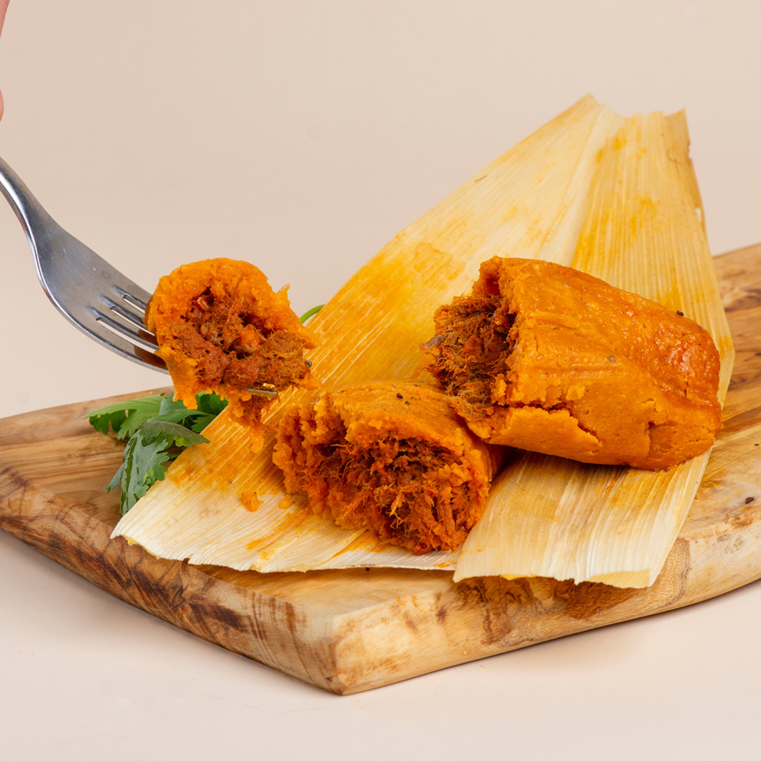 Red Chile Beef Tamales