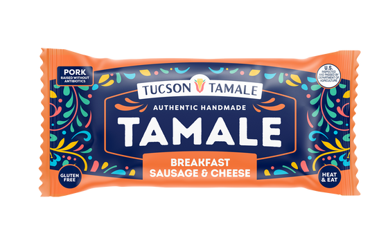 Breakfast Sausage & Cheese Tamales
