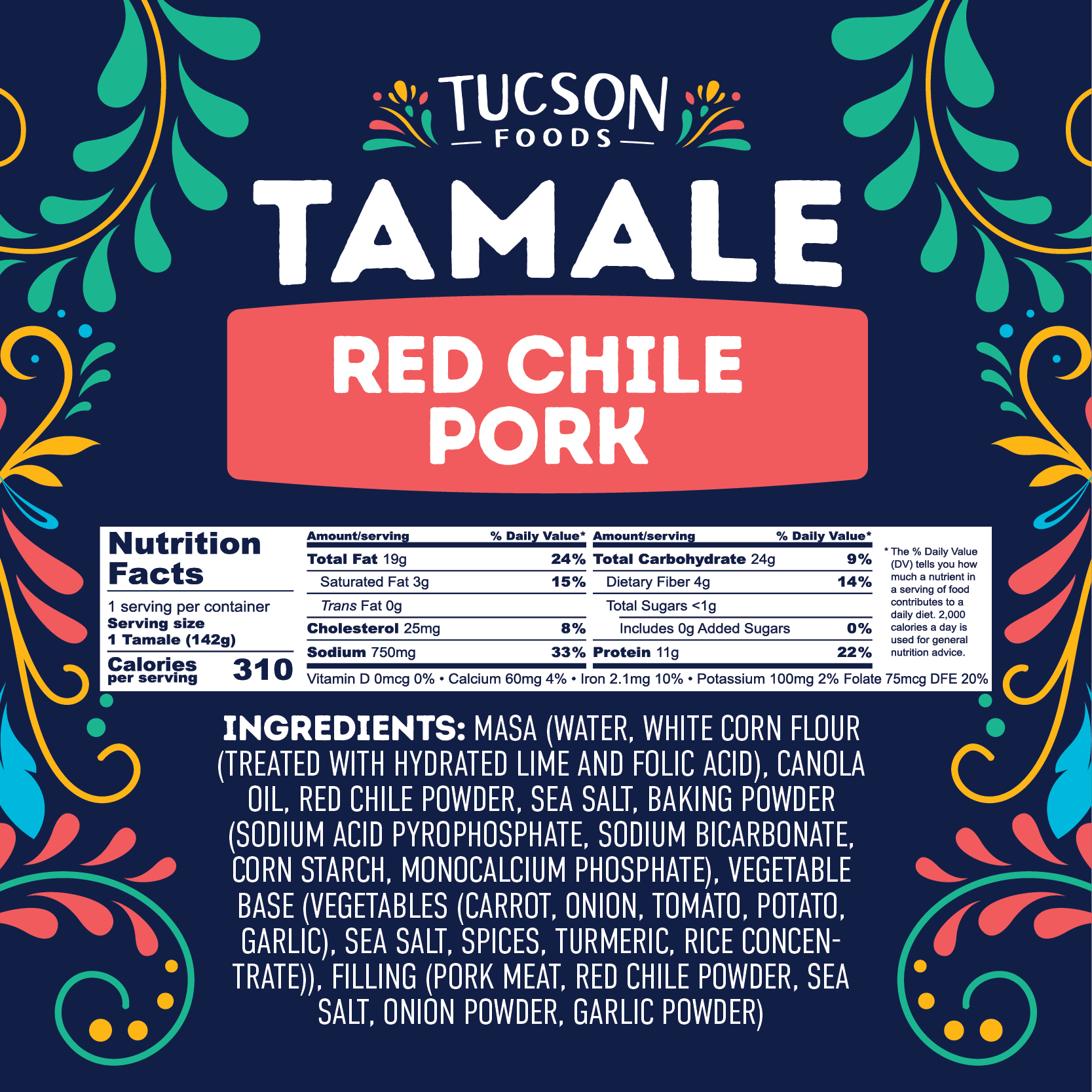 Red Chile Pork Tamales